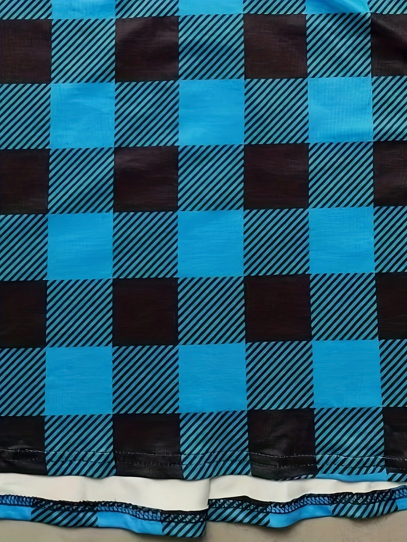 Buffalo Plaid Tunic Top
