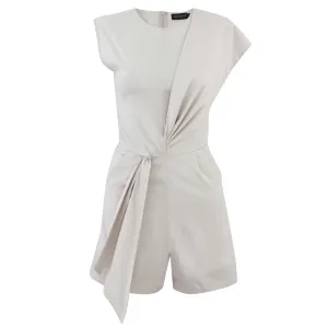 Grey Poplin Playsuit