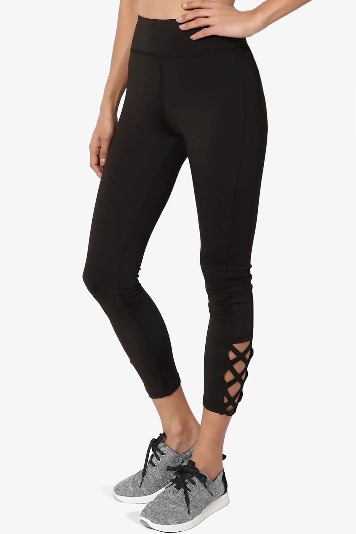 Levy Cutout Crop Yoga Sport Leggings